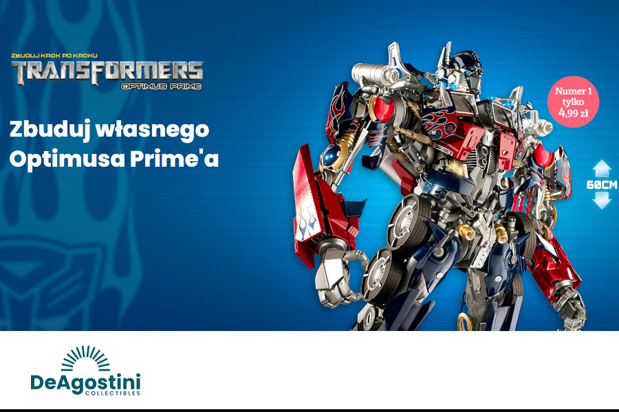 Baner Transformers Optimus Prime - DeAgostini - modelprimo