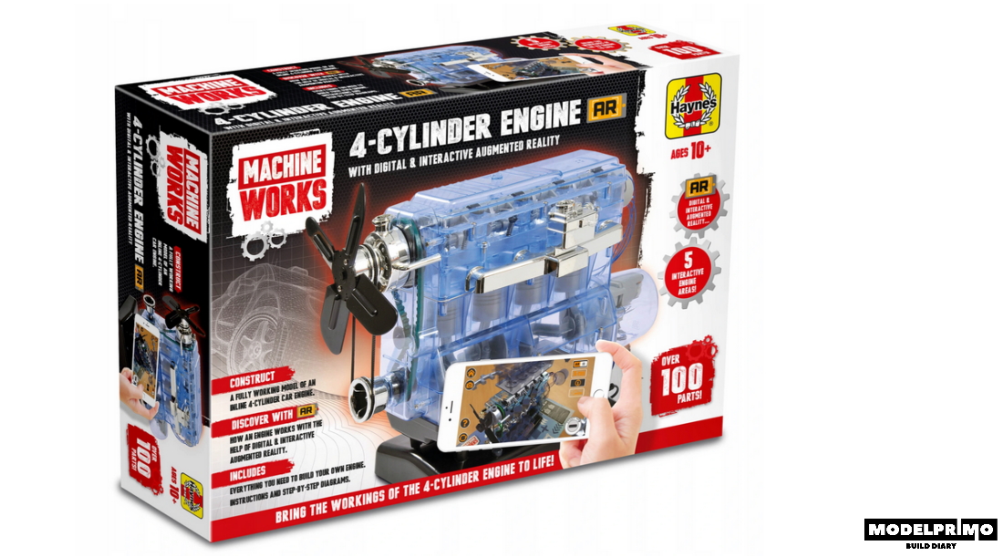 Silnik spalinowy 4 cylindrowy Haynes - modelprimo.com