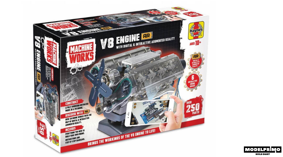 Silnik spalinowy V8 Haynes - modelprimo.com